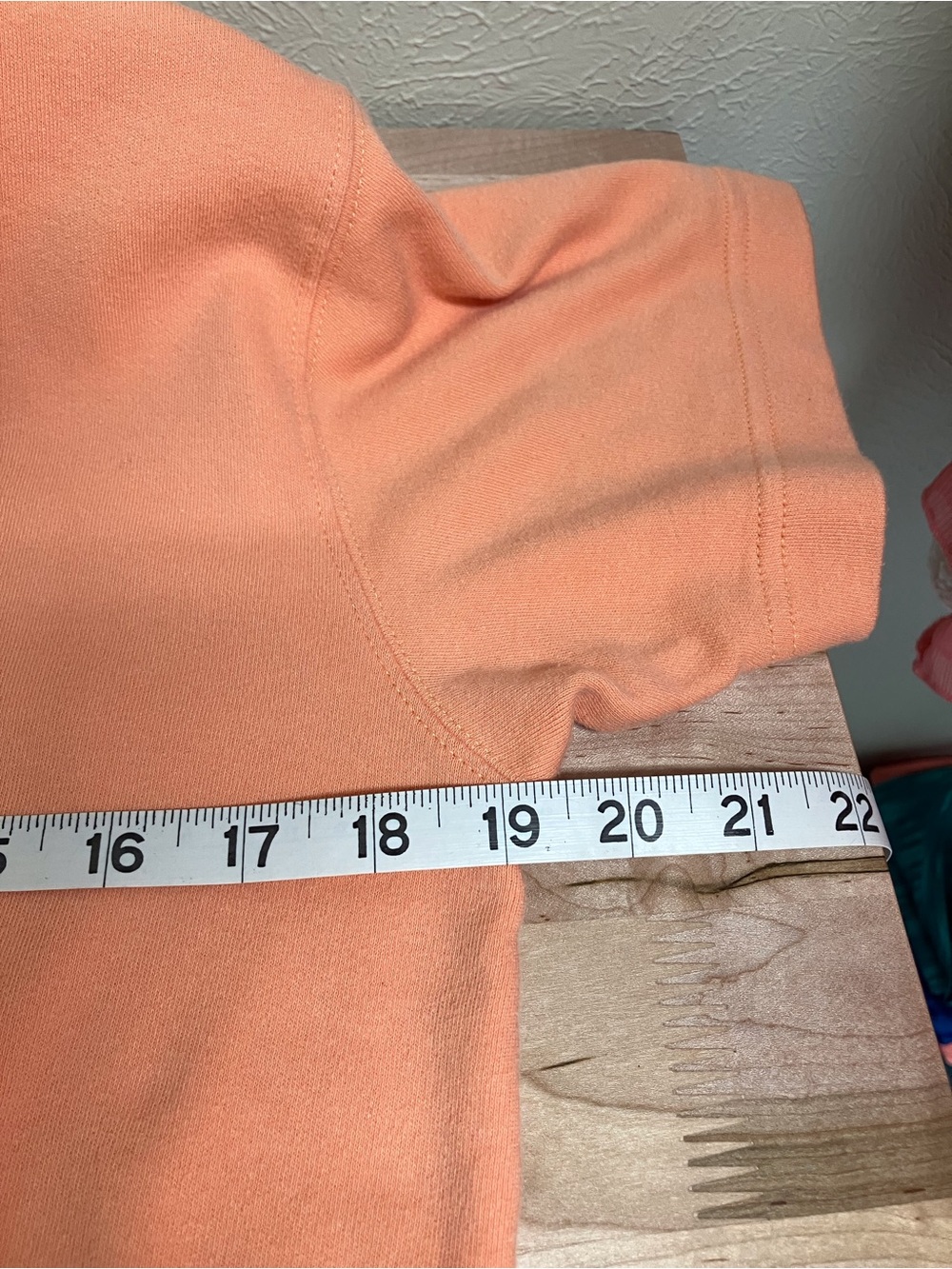 Comfortable Peach Button-Front Short Sleeve Top - Picture 7 of 12